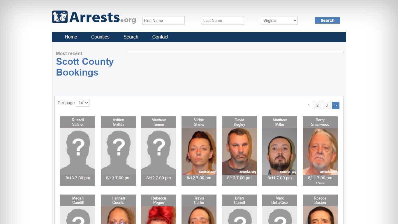 Scott County Arrests and Inmate Search
